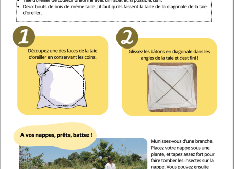 Fabriquer une nappe de battage